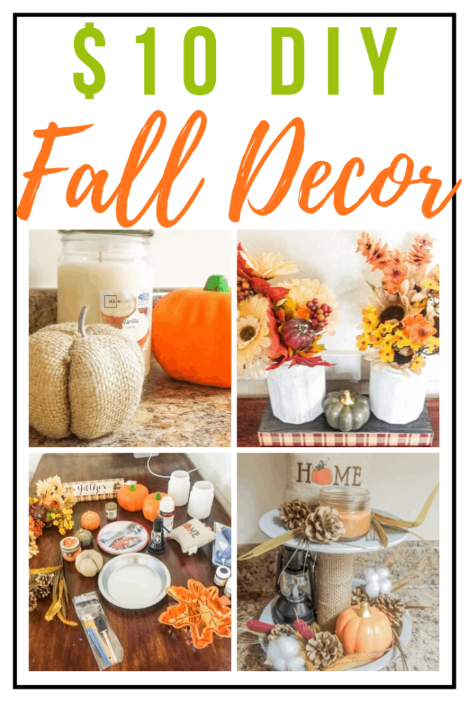 DIY Dollar Tree Projects - $10 Fall Decor | Interiors By Abbey